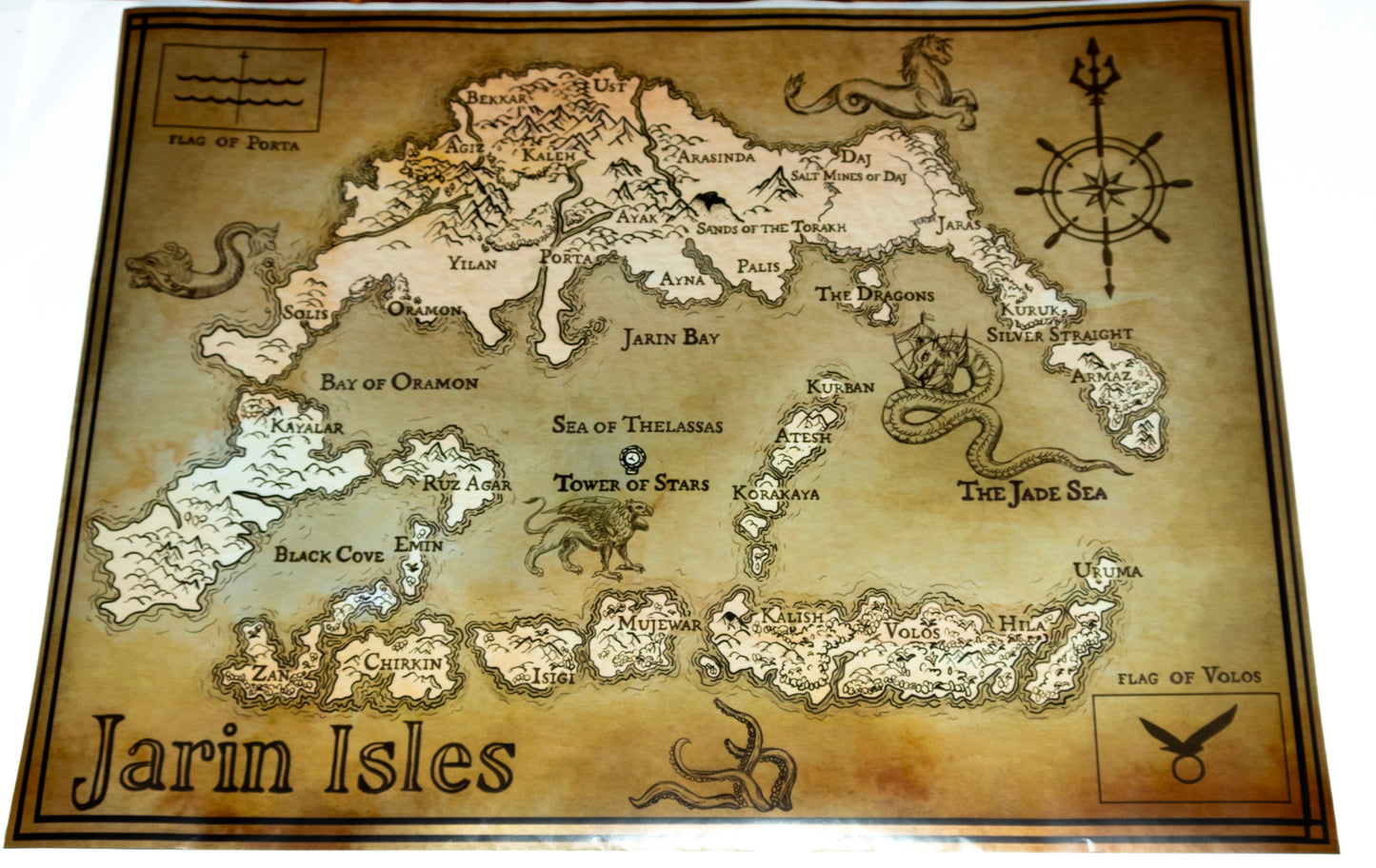 Maps of Porta and Jarin Isles