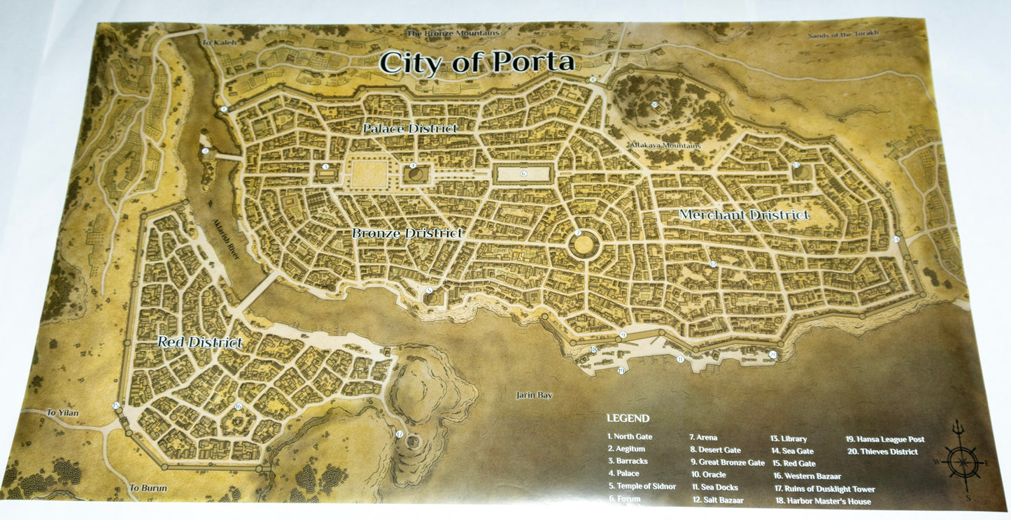 Maps of Porta and Jarin Isles
