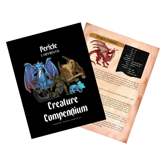 Pericle: Labyrinth Creature Compendium PRE-ORDER